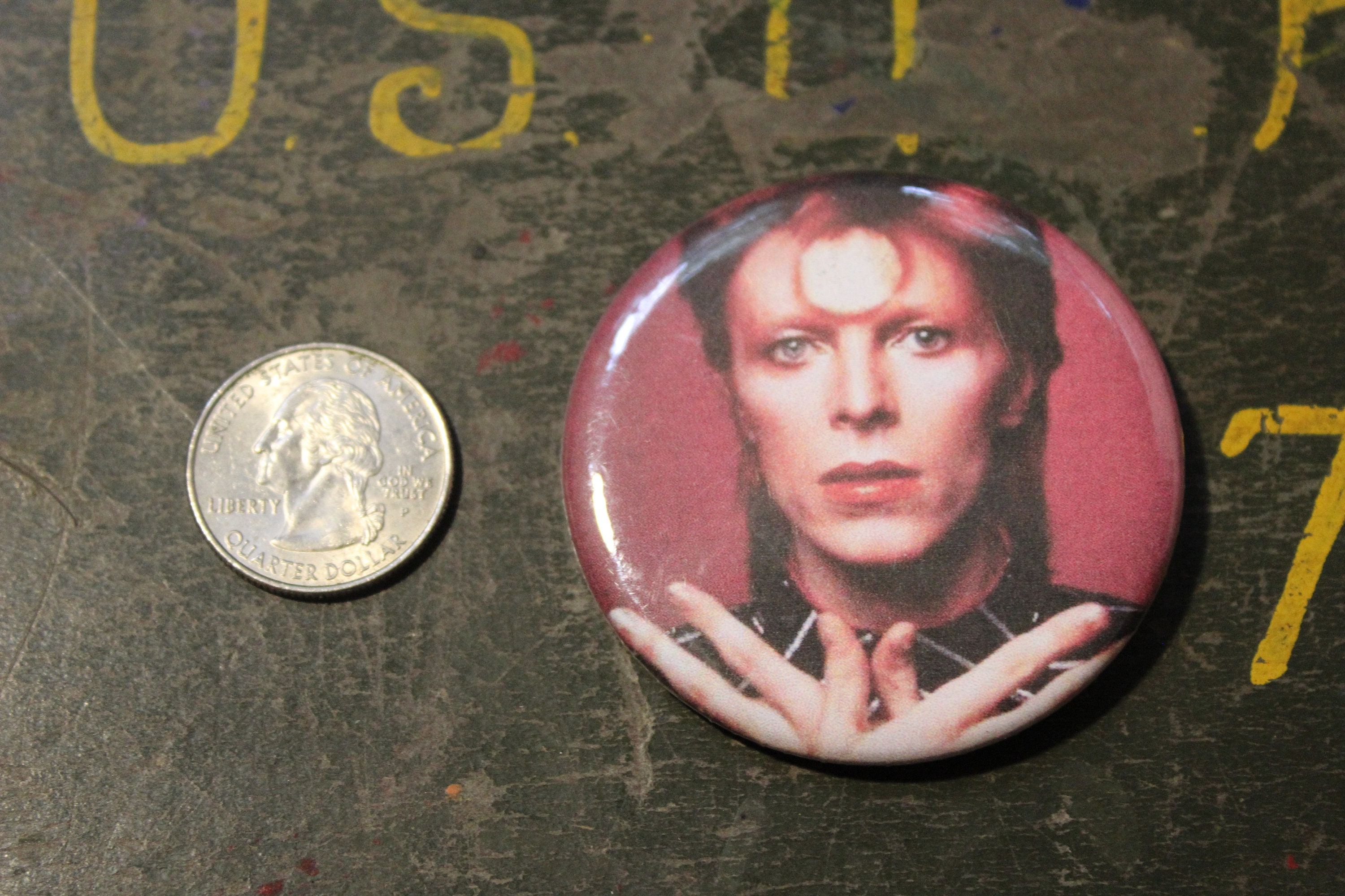 David Bowie Keychain - Etsy