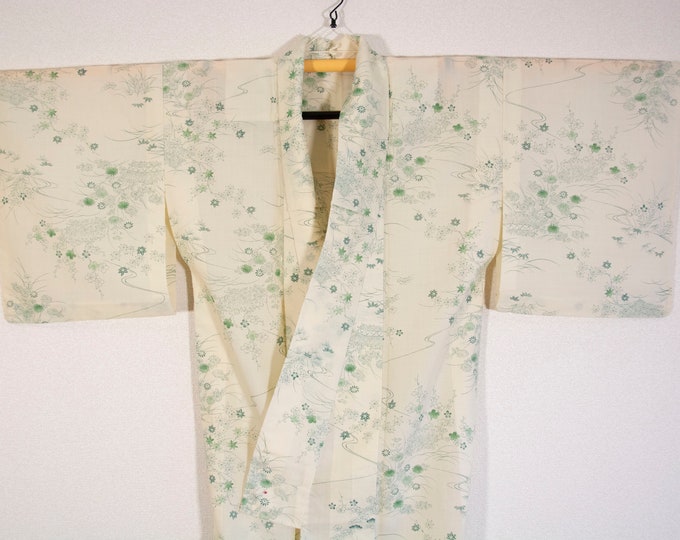 Hitoe Kimono for women Japanese Dress.