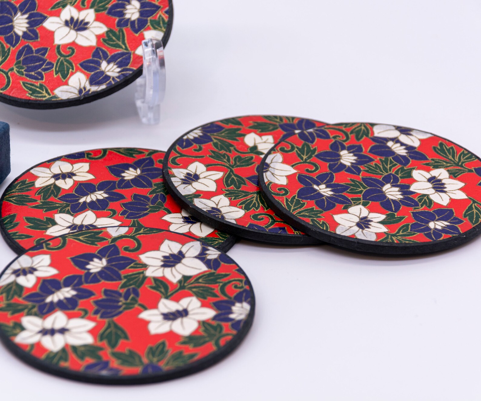 Japanese coasters Box with 5 units. Etsy