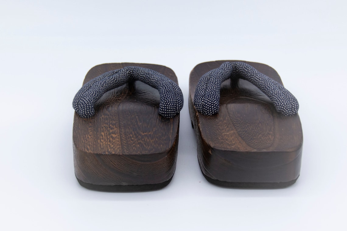 Geta Japanese wooden sandals for men USA 7 UK 6 Eur 40 Etsy