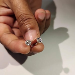 Best Price India 925 Sterling Silver Ethnic Earrings for Women Handcrafted Earring Stud Gift Item, 925 Sterling Silver Stud Earring