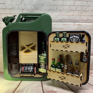 Jerry Can Mini Bar, Scottish Theme, Man Cave Gift