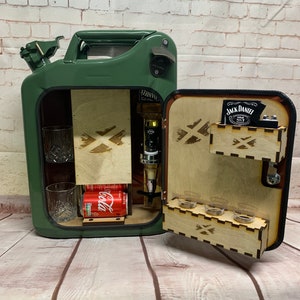Jerry Can Mini Bar: Scottish Theme, Man Cave Gift