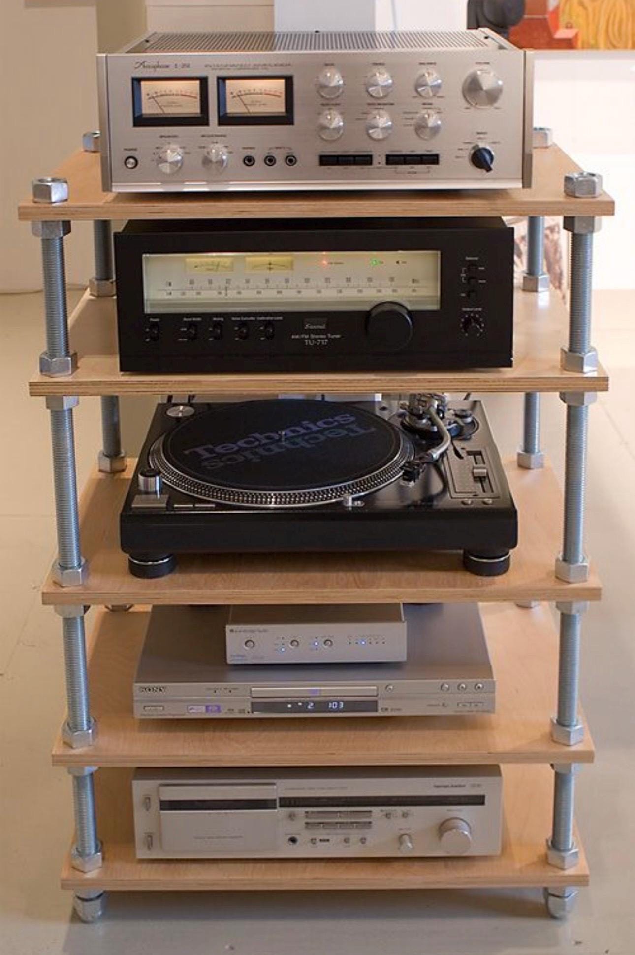 Montaudio Reference Hi Fi Rack TV Stand,adjustable Hifi Audio Rack - Heavy Duty Audio Rack | Custom ...