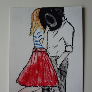 Postkarte Aquarell Fotodruck