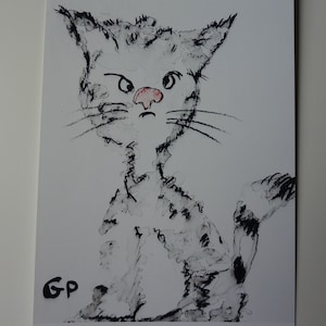 Tirage photo aquarelle carte postale