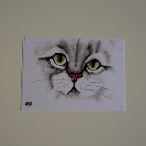 Grußkarte Aquarell Papierdruck