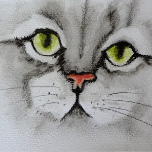 Grußkarte Aquarell original