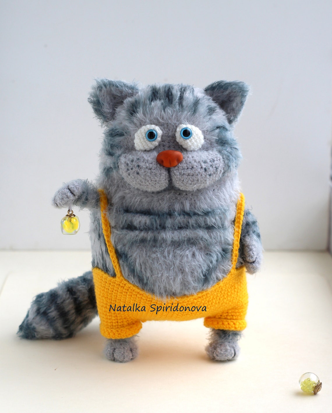 Crochet fat cat PATTERN amigurumi ginger grey cat pdf Etsy