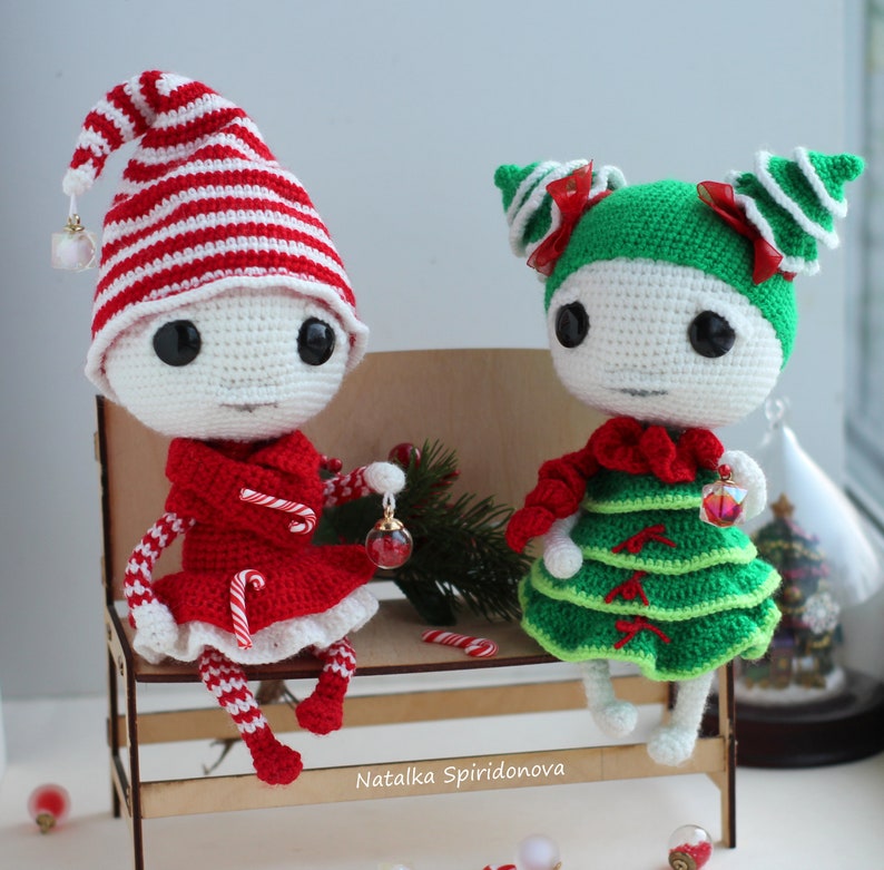 Crochet Christmas Tree Doll Pattern Amigurumi Xmas Crochet Etsy