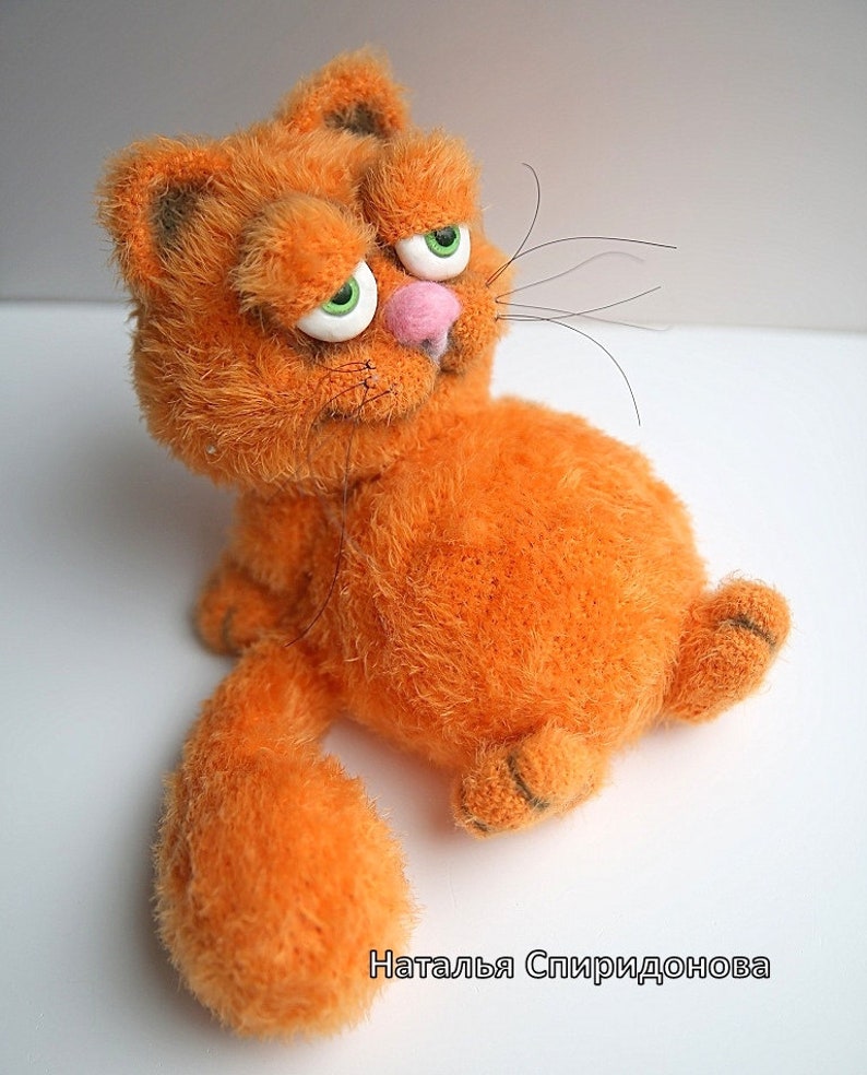 Вязаная Игрушка Кот Купить