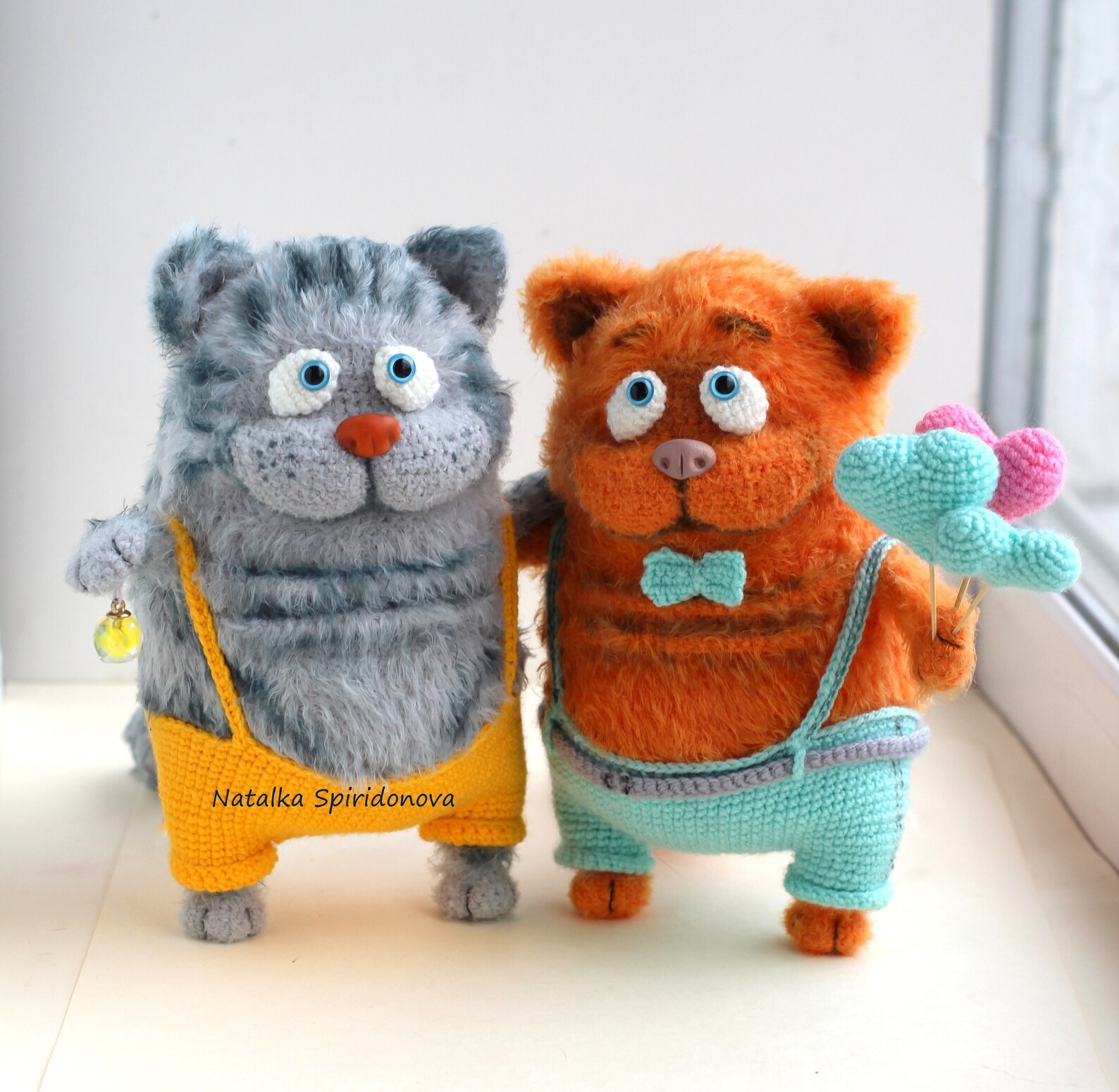 Crochet fat cat PATTERN amigurumi ginger grey cat pdf | Etsy