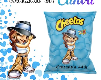 Cadeau Cheetos : emballage de sac de chips flamboyantes (téléchargement numérique)