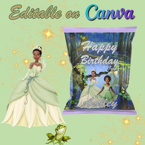 Princess Tiana Chip - Etsy
