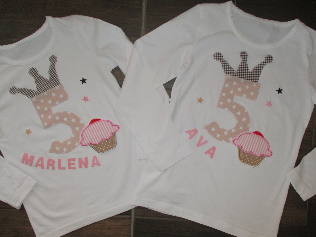 Shirt Geburtstag Zahl 123456789 Muffin Etsy België