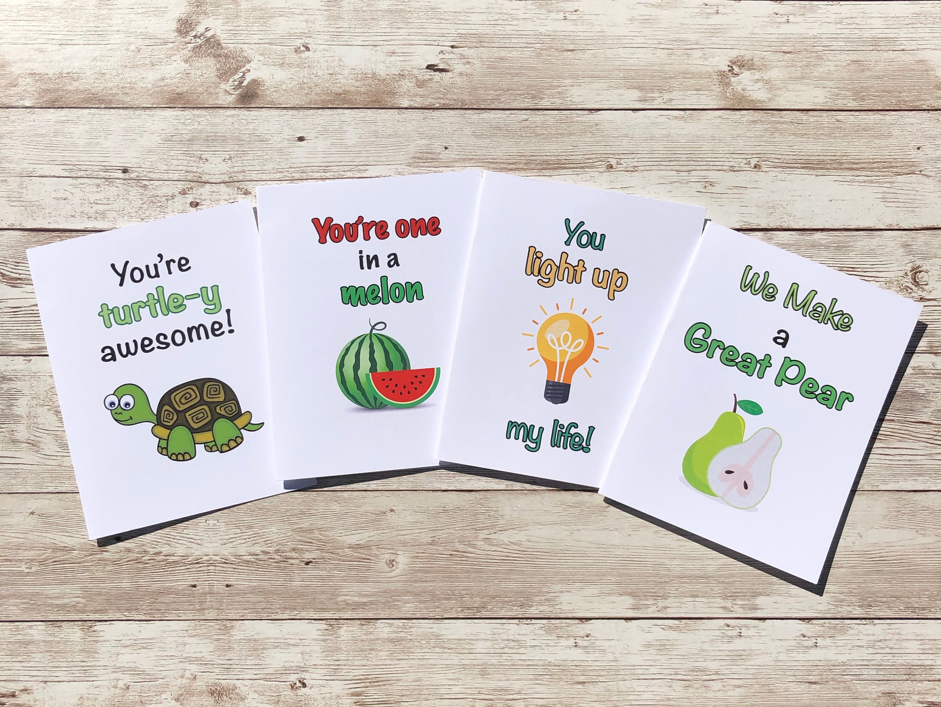 Punny Cards Pun Cards Funny Friendship Cards Pack Pun | Etsy