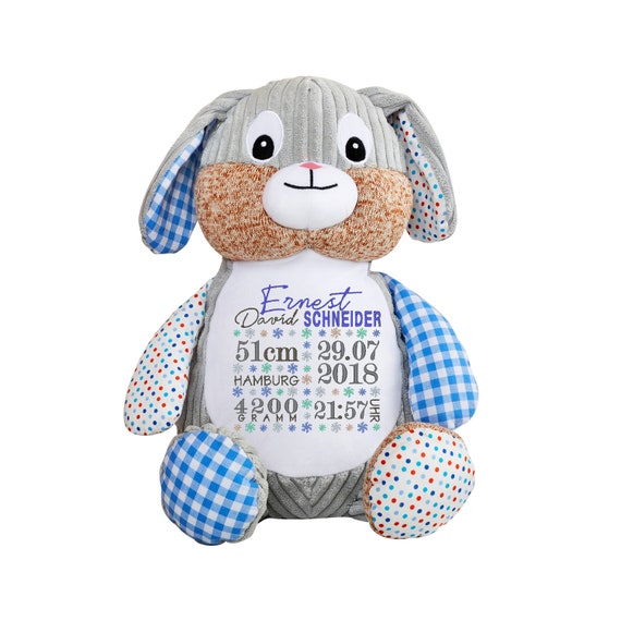 blue bunny teddy