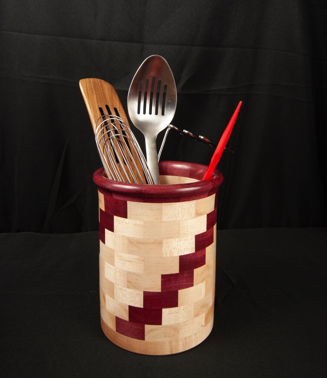 Segmented Kitchen Utensil Canister Etsy