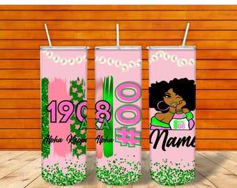 AKA Tumbler Wrap PNG