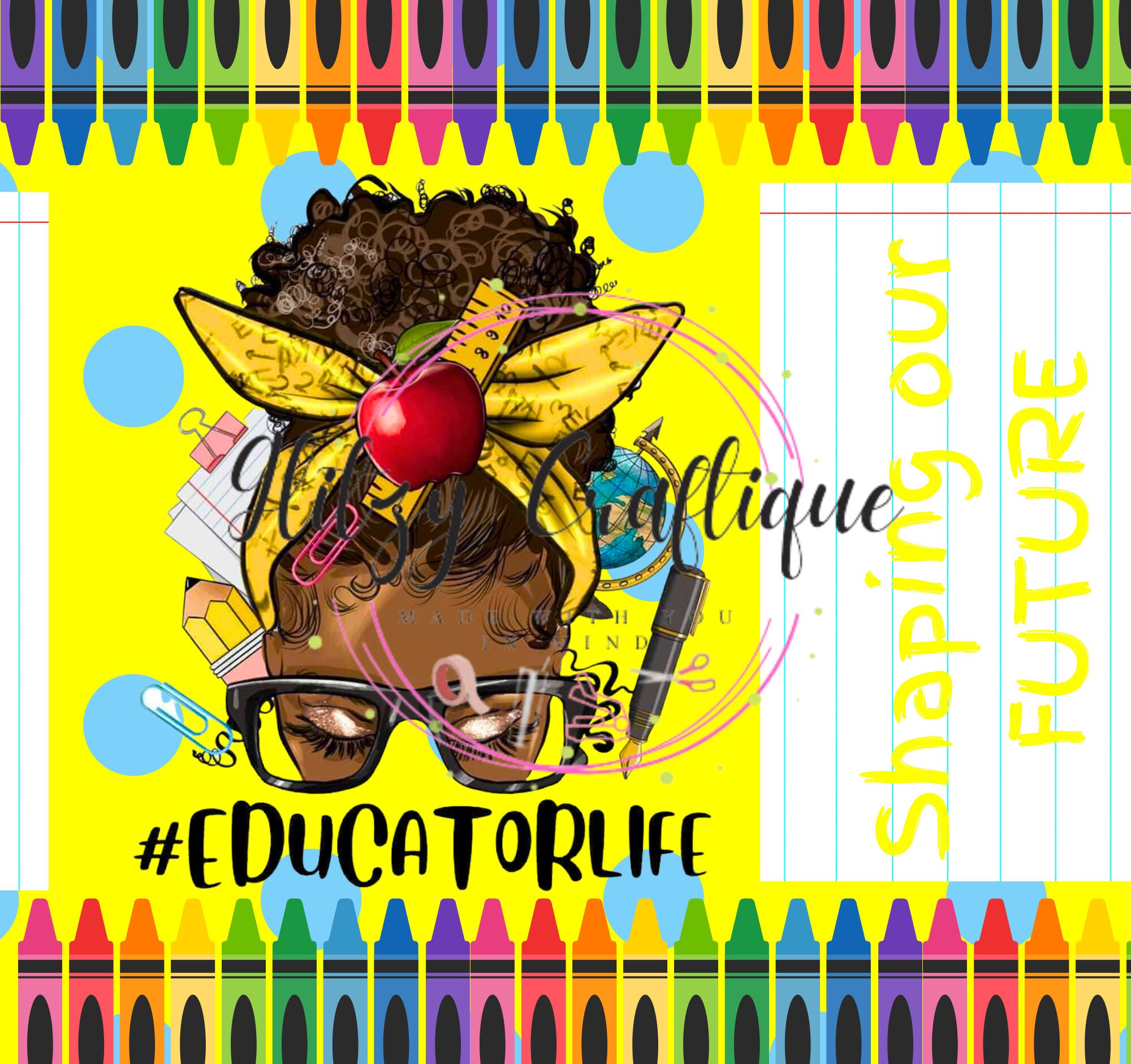 Educator Life Tumbler Wrap - Etsy