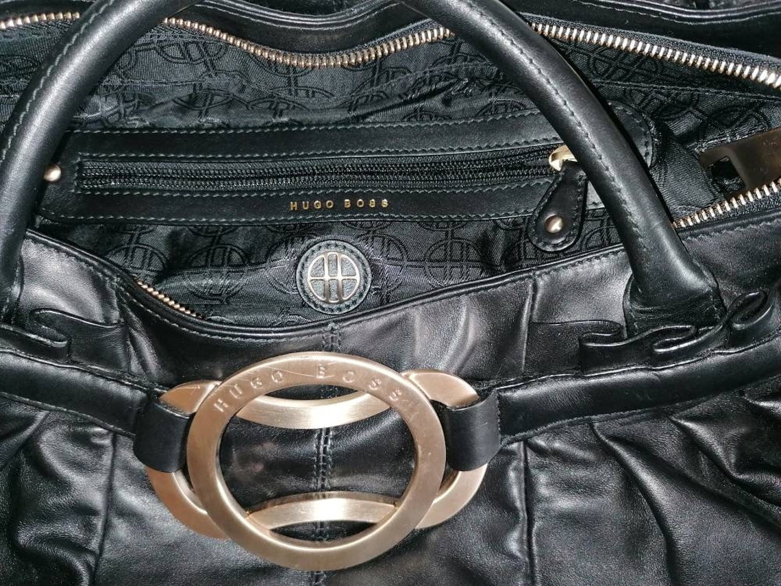 Authentic Hugo Boss Black Bag Etsy
