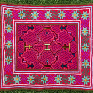45x41cm Shipibo Tapestry