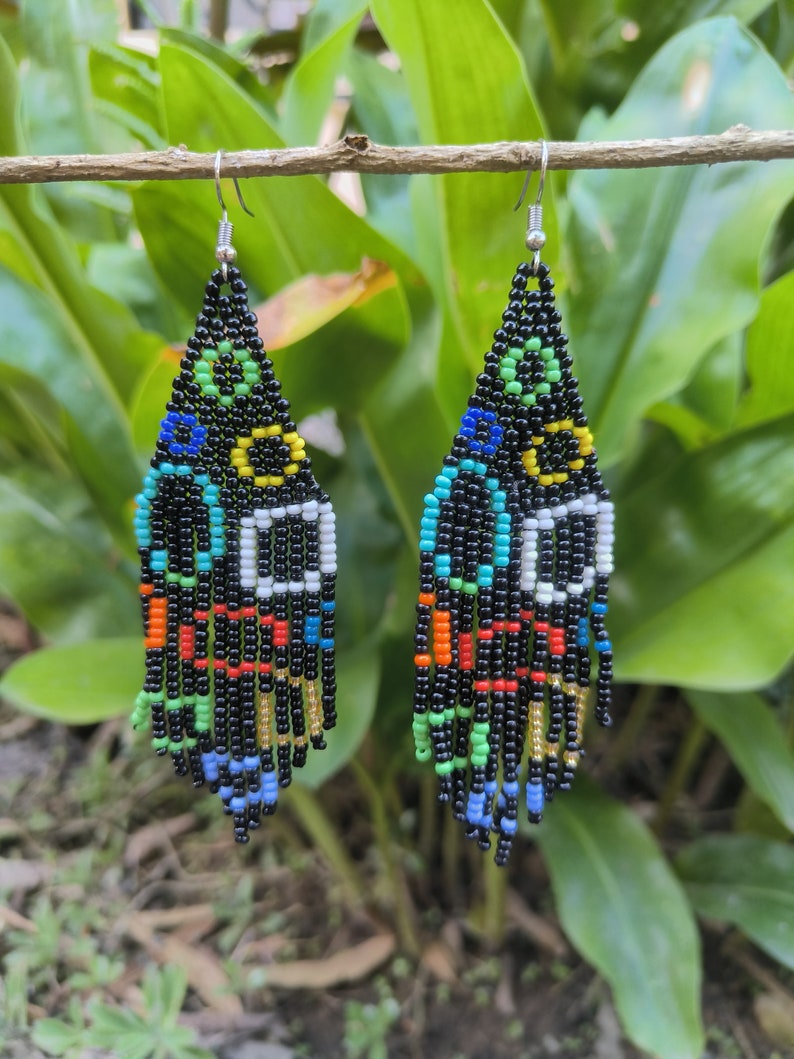 Shipibo Beaded Earrings #4