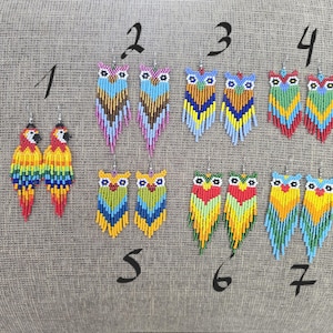 Shipibo Beaded Earrings