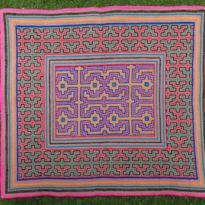 67x61cm Shipibo Tapestry