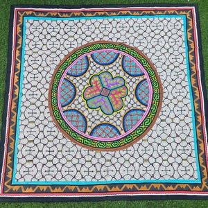 151x150cm LARGE Shipibo Painted Tapestry