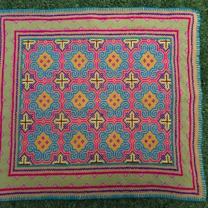 48x44cm Shipibo Tapestry