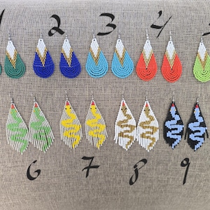 Shipibo Beaded Earrings