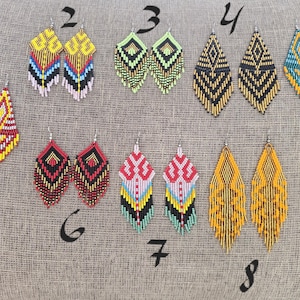 Shipibo Beaded Earrings