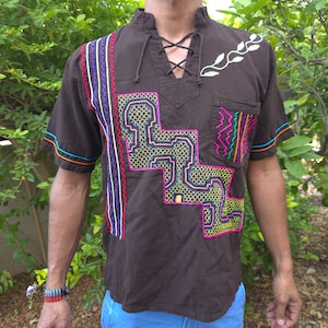 Shipibo embroidery Shirt - M