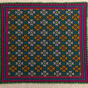 52x47cm Shipibo Tapestry