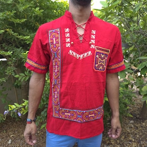 Shipibo embroidery Shirt - M