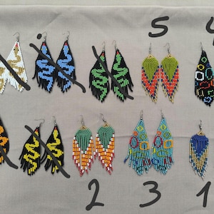 Shipibo Beaded Earrings