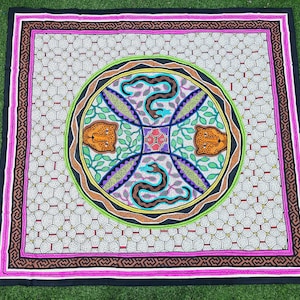 160x148cm LARGE Shipibo Painted Tapestry