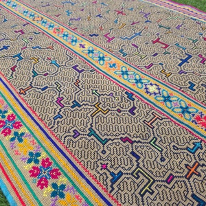 Tapiz Shipibo Renaquilla ICARO de 143 x 67 cm