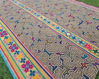 143x67cm Shipibo Renaquilla ICARO  Tapestry