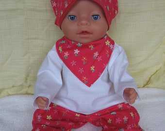 Puppenmode für Baby Puppen ca. 43 cm *1209a*
