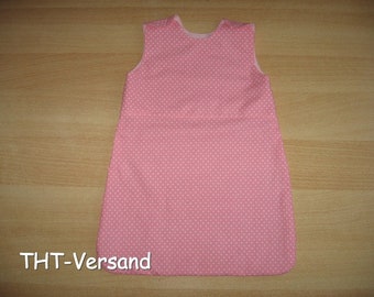 Schlafsack rosa für Puppen Gr. 40-45 cm *1105a*