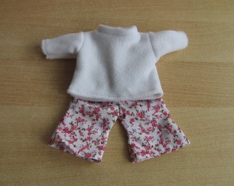 Pulli + Hose für Baby Puppen Gr. 26-28 cm *1209a*