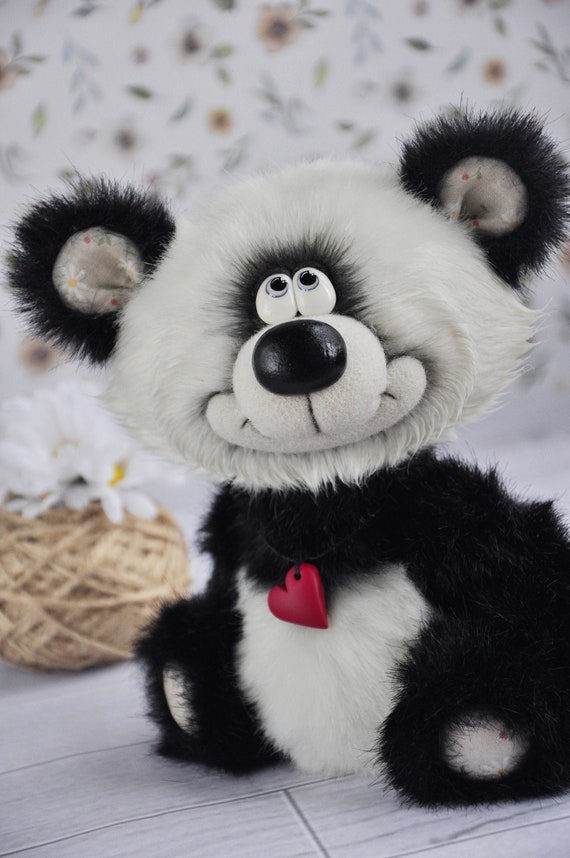 Cute panda bear little bear cub cute pandas plush teddy bear | Etsy