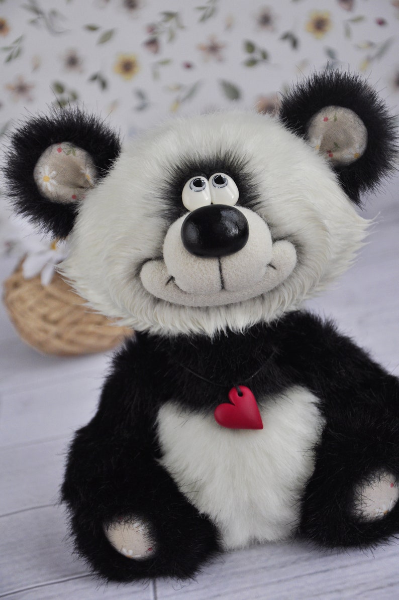 Cute panda bear little bear cub cute pandas plush teddy bear Etsy