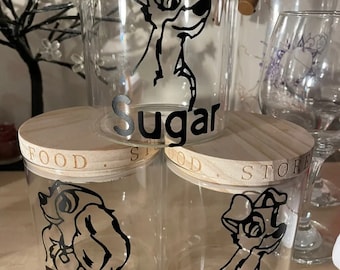Lady and the tramp canister set