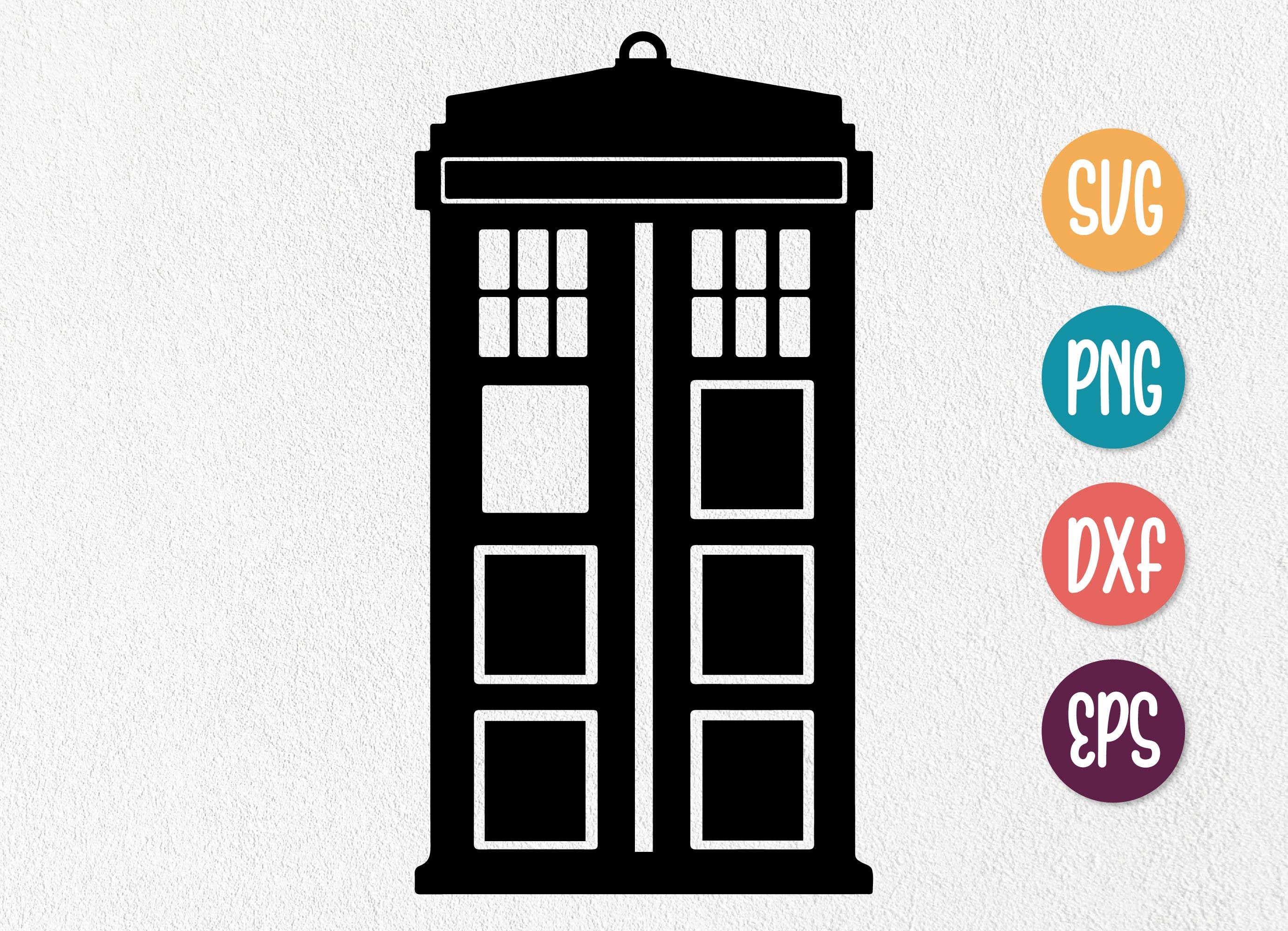 Tardis Doctor Who Svg SVG PNG Cut Files for Silhouette & Etsy