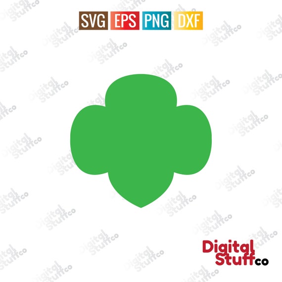 Girl Scouts Trefoil SVG/DXF/PNG Cut Files for Silhouette & Etsy
