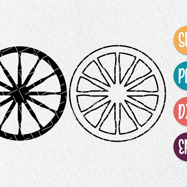 Wooden Wagon Wheel - Etsy