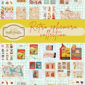 Vintage Ephemera Collection: 30+ Printable Pages for Junk Journals (Digital Download)